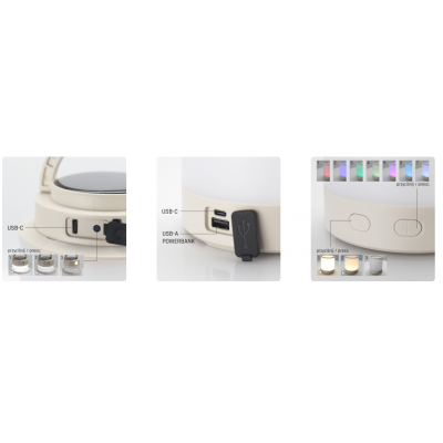 Lampa kempingowa z panelem solarnym LUMINA CAMPO 2W SPECTRUM (SLI055001)